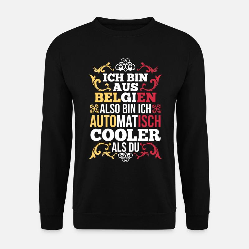 Belgian Belgian Belgium - Unisex Sweatshirt - black