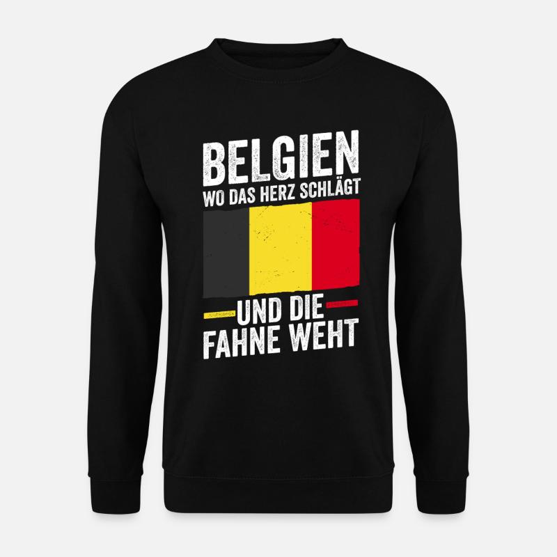 Belgian Belgian Belgium - Unisex Sweatshirt - black