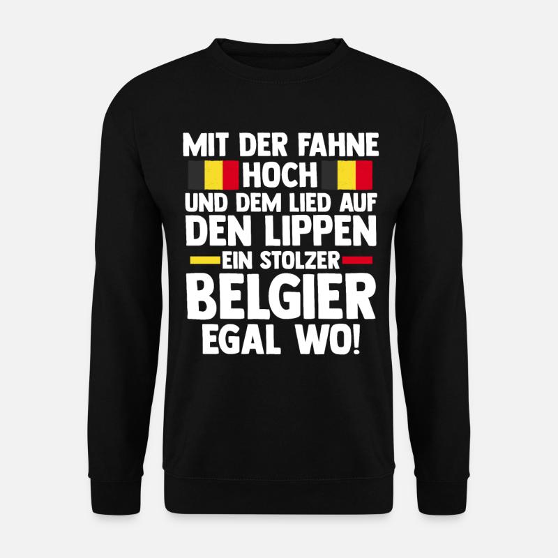 Belgian Belgian Belgium - Unisex Sweatshirt - black
