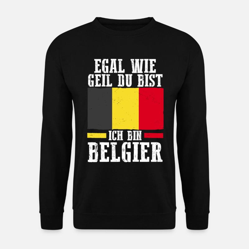 Belgian Belgian Belgium - Unisex Sweatshirt - black