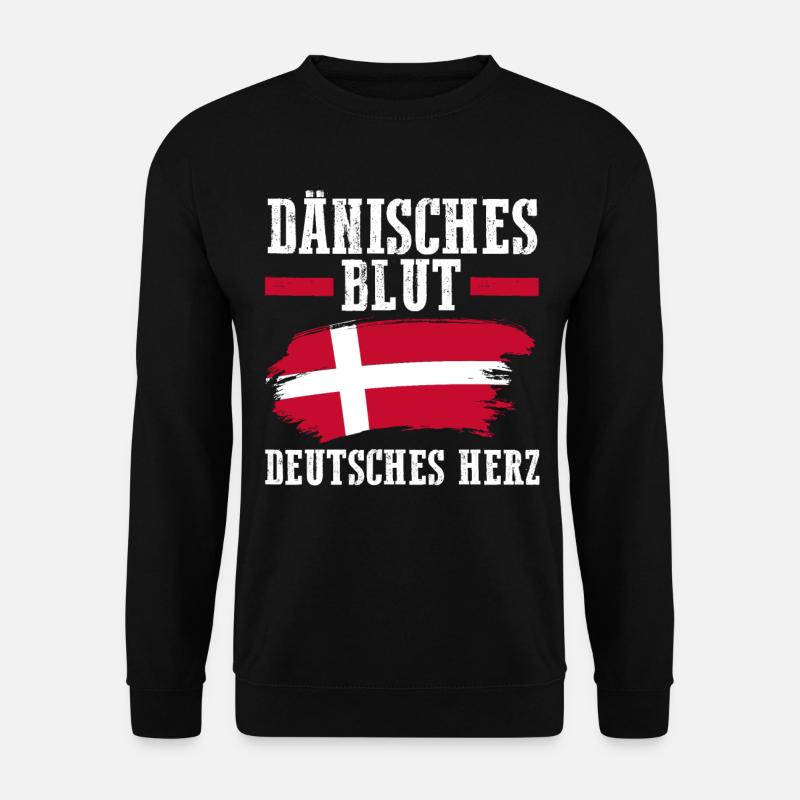 Danes Danish Denmark - Unisex Sweatshirt - black