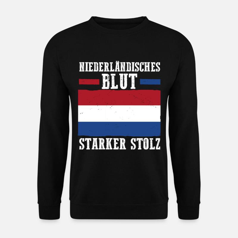 Niederländer Niederlande Holland - Unisex Pullover - Schwarz