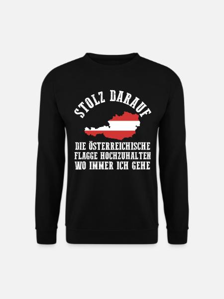 Austrians Austria - Unisex Sweatshirt - black