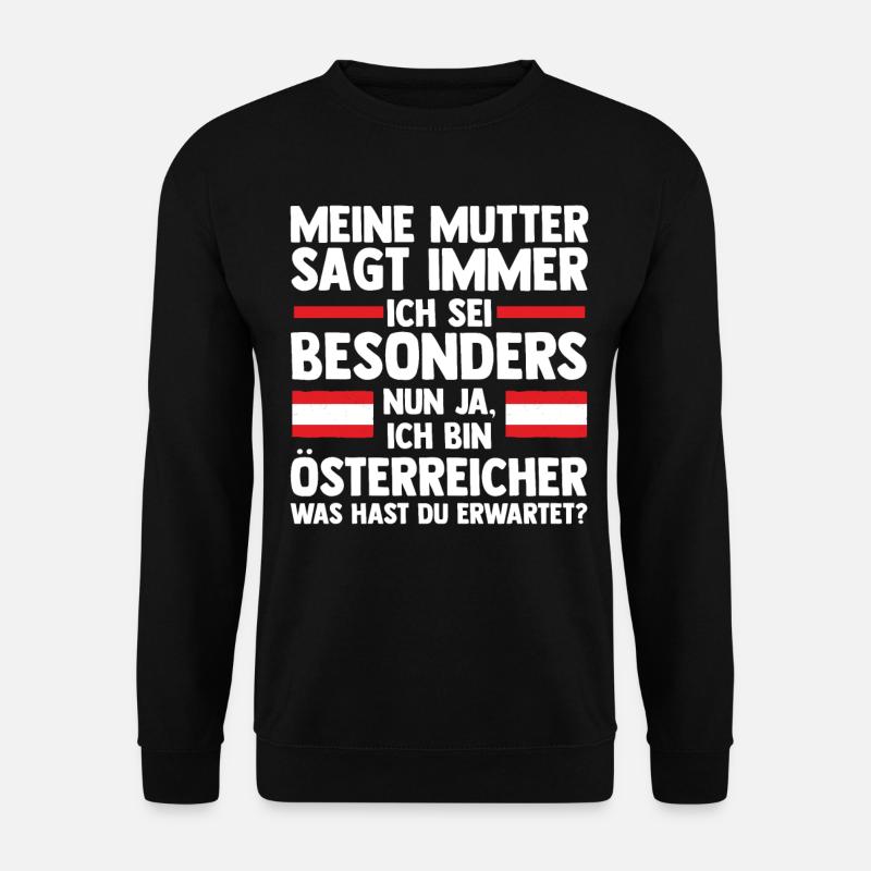 Austrians Austria - Unisex Sweatshirt - black