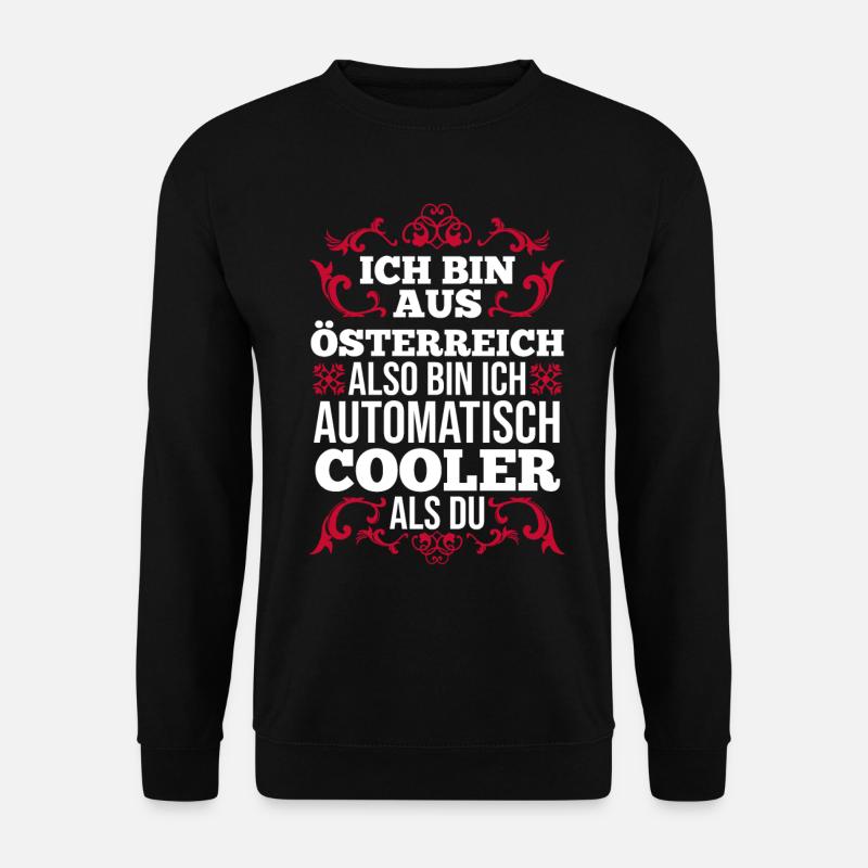 Austrians Austria - Unisex Sweatshirt - black