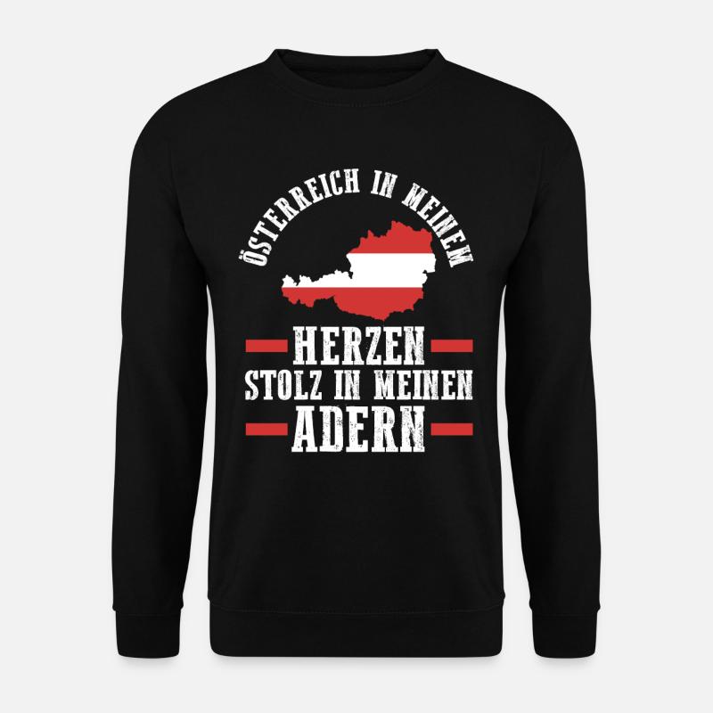 Österreicher Österreich - Unisex Pullover - Schwarz