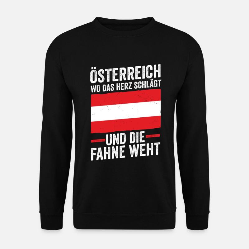 Austrians Austria - Unisex Sweatshirt - black