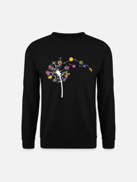 Dandelion - Sewing Pusteblume Sewing - Unisex Pullover - Schwarz