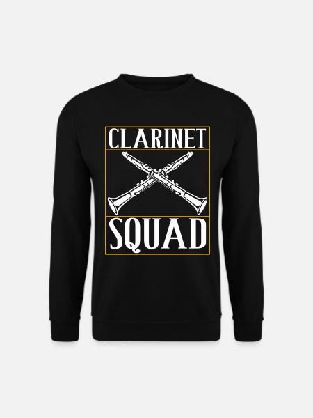 Clarinet Wind Instrument Clarinet player - Unisex Sweatshirt - black