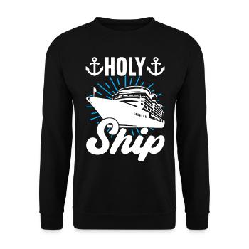 Croisière Vacances Bateau de croisière - Sweat-shirt Unisexe - noir - Devant - Alina (178cm) & Michal (187cm)
