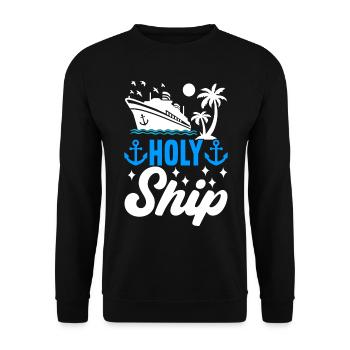 Croisière Vacances Bateau de croisière - Sweat-shirt Unisexe - noir - Devant - Alina (178cm) & Michal (187cm)