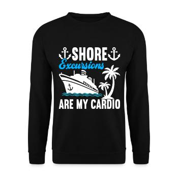 Croisière Vacances Bateau de croisière - Sweat-shirt Unisexe - noir - Devant - Alina (178cm) & Michal (187cm)