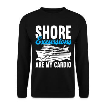 Croisière Vacances Bateau de croisière - Sweat-shirt Unisexe - noir - Devant - Alina (178cm) & Michal (187cm)