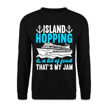Croisière Vacances Bateau de croisière - Sweat-shirt Unisexe - noir - Devant - Alina (178cm) & Michal (187cm)