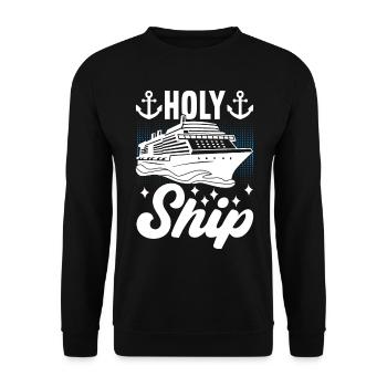 Croisière Vacances Bateau de croisière - Sweat-shirt Unisexe - noir - Devant - Alina (178cm) & Michal (187cm)