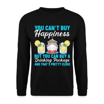 Croisière Vacances Bateau de croisière - Sweat-shirt Unisexe - noir - Devant - Alina (178cm) & Michal (187cm)