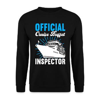 Croisière Vacances Bateau de croisière - Sweat-shirt Unisexe - noir - Devant - Alina (178cm) & Michal (187cm)