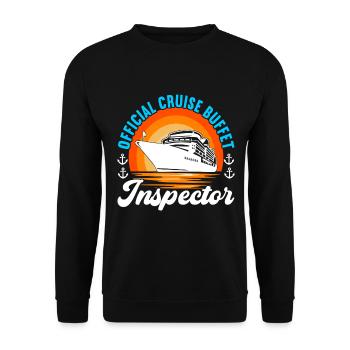 Croisière Vacances Bateau de croisière - Sweat-shirt Unisexe - noir - Devant - Alina (178cm) & Michal (187cm)