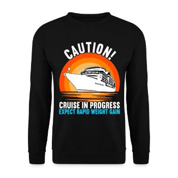 Croisière Vacances Bateau de croisière - Sweat-shirt Unisexe - noir - Devant - Alina (178cm) & Michal (187cm)