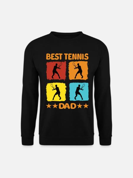 Best Tennis Dad - Unisex Sweatshirt - black