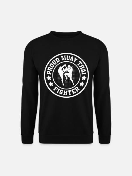 Proud Muay Thai Fighter - Muay Thai - Unisex Pullover - Schwarz