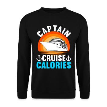 Kreuzfahrt Urlaub Kreuzfahrtschiff - Unisex Pullover - Schwarz - Vorne - Alina (178cm) & Michal (187cm)