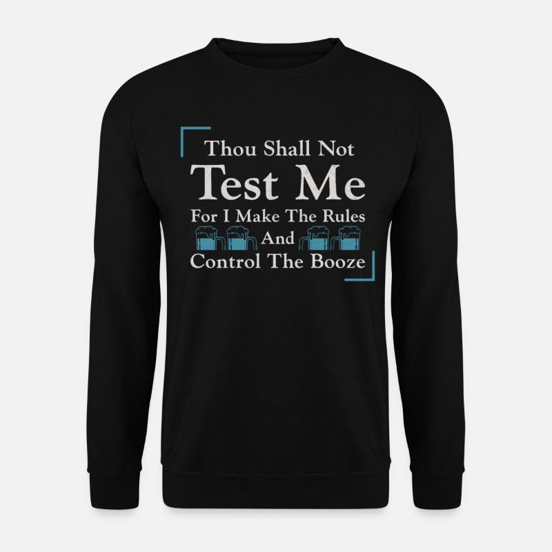 Bartender Mixologist Thou Shall - Unisex Sweatshirt - black
