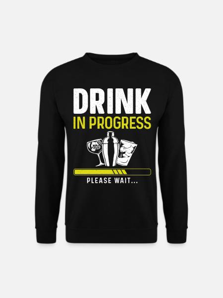 Bartender Mixologist Drink In - Unisex Sweatshirt - black