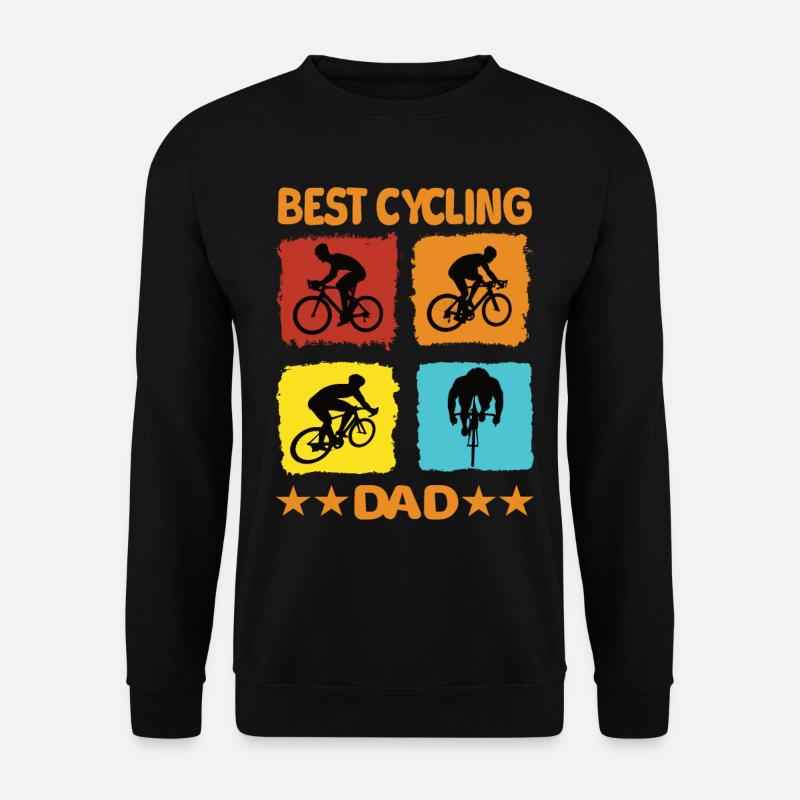 Best Cycling Dad - Unisex Sweatshirt - black