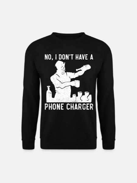 Bartender Mixologist No, I Don't - Unisex Sweatshirt - black