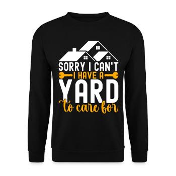 Hausbesitzer Einweihungsparty - Unisex Pullover - Schwarz - Vorne - Alina (178cm) & Michal (187cm)