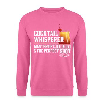Bartender Mixologist Cocktail - Unisex Pullover - Pink - Vorne