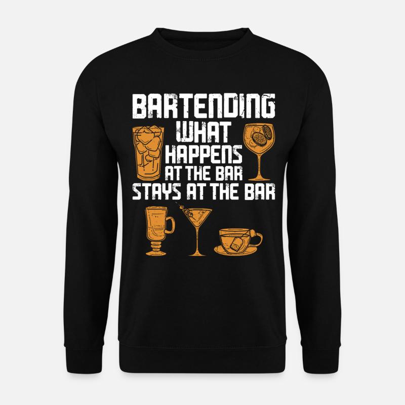 Bartender Mixologist Bartending - Unisex Sweatshirt - black