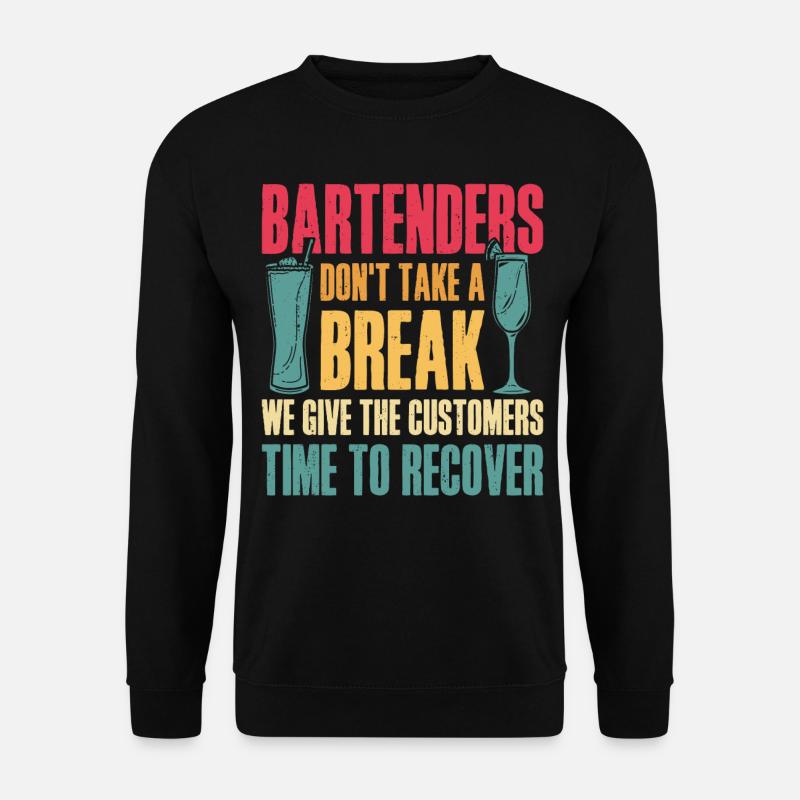 Bartender Mixologist Bartenders - Unisex Pullover - Schwarz