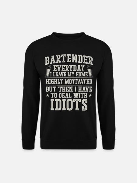 Bartender Mixologist Bartender - Unisex Sweatshirt - black