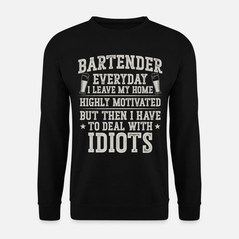Barman Mixologue Barman - Sweat-shirt Unisexe - noir