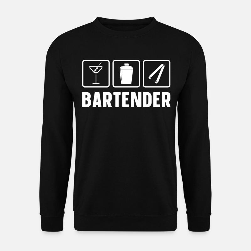 Bartender Mixologist Bartender - Unisex Pullover - Schwarz