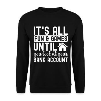 Pendaison de crémaillère des propriétaires - Sweat-shirt Unisexe - noir - Devant - Alina (178cm) & Michal (187cm)