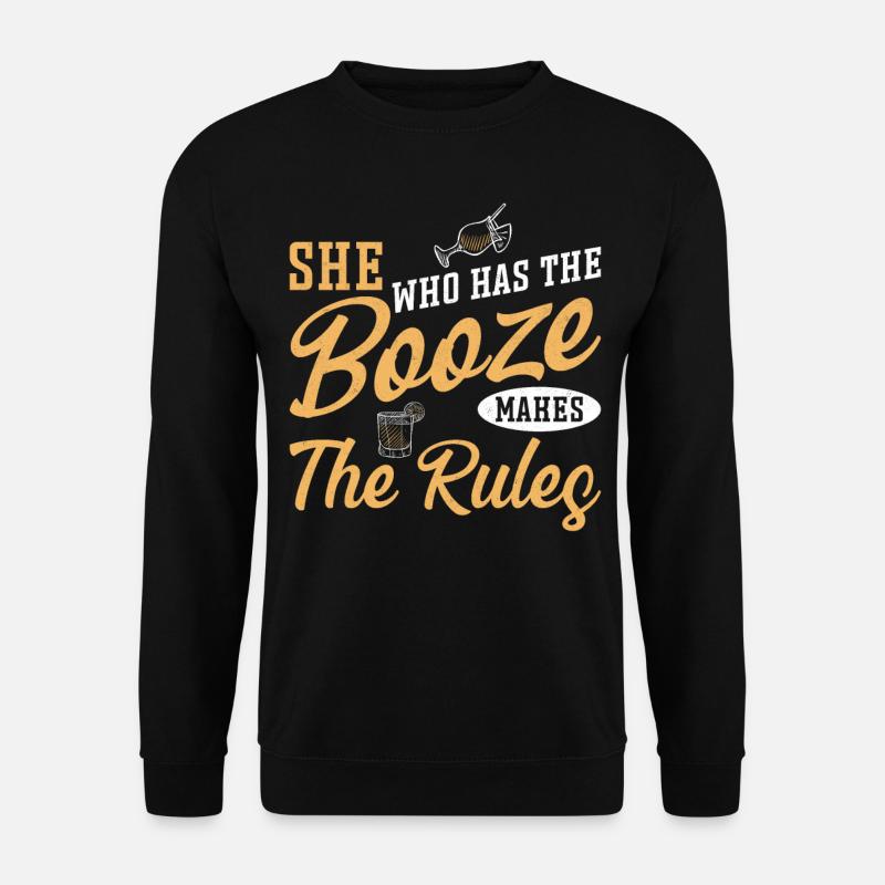 Bartender Mixologist She Who Has - Unisex Pullover - Schwarz