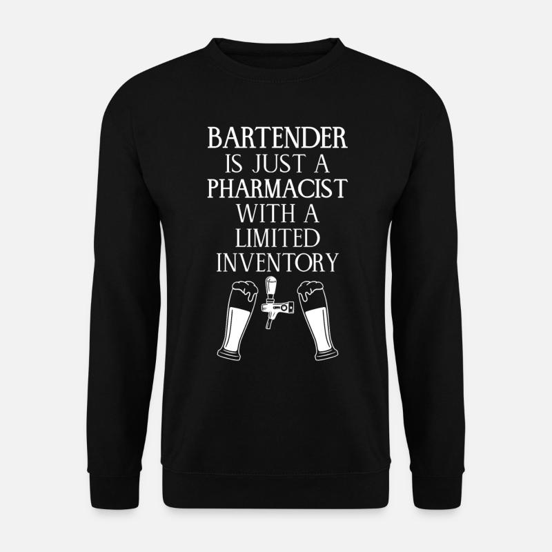 Bartender Mixologist Bartender Is - Unisex Pullover - Schwarz