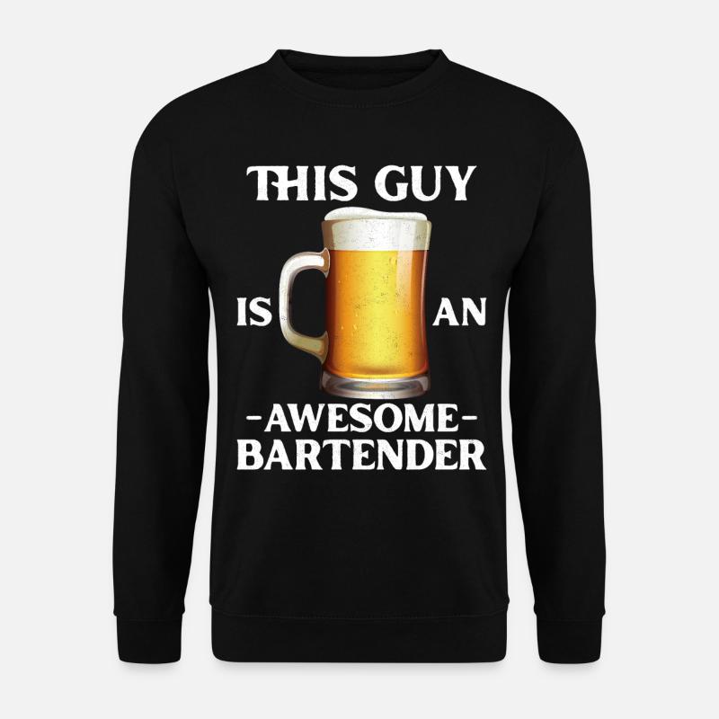 Bartender Mixologist This Guy Is - Unisex Pullover - Schwarz