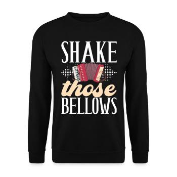 Accordéoniste Accordéoniste - Sweat-shirt Unisexe - noir - Devant - Alina (178cm) & Michal (187cm)