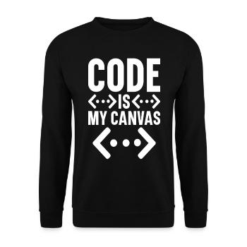 Programmer Computer Scientist Computer Nerd Gift - Unisex Sweatshirt - black - Front - Alina (178cm) & Michal (187cm)
