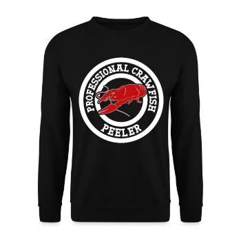 Éplucheur d’écrevisses professionnel Écrevisses de Louisiane - Sweat-shirt Unisexe - noir - Devant - Alina (178cm) & Michal (187cm)