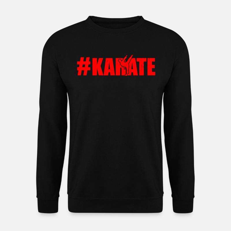 #Karate - Karate Fighting Karate Fighter - Unisex Pullover - Schwarz