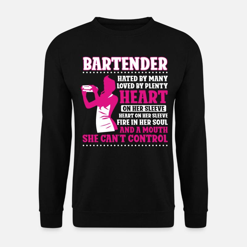 Bartender Mixologist Bartender - Unisex Pullover - Schwarz