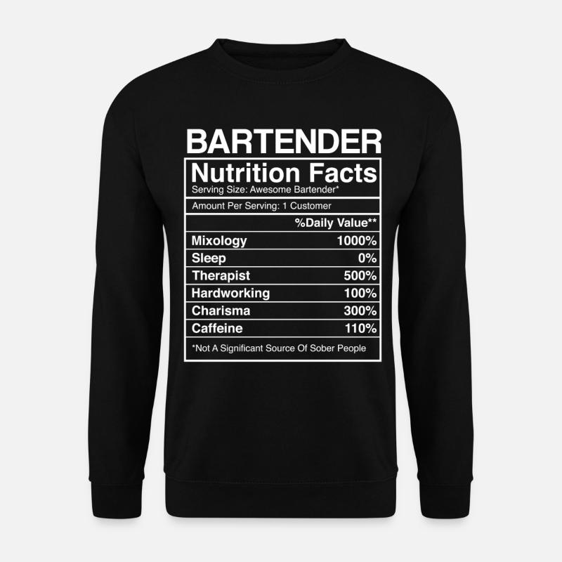 Bartender Mixologist Bartender - Unisex Sweatshirt - black
