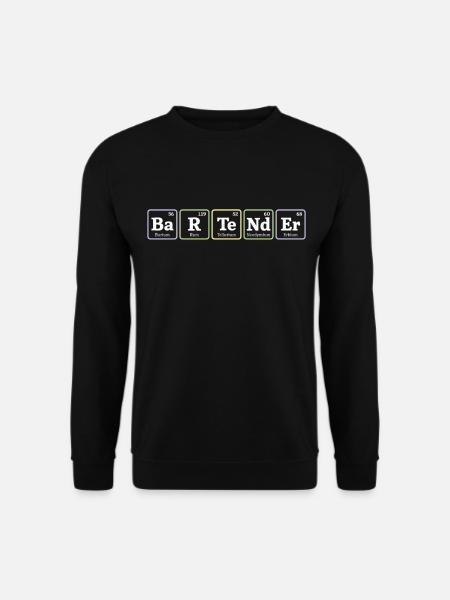 Bartender Mixologist Elements - Unisex Sweatshirt - black