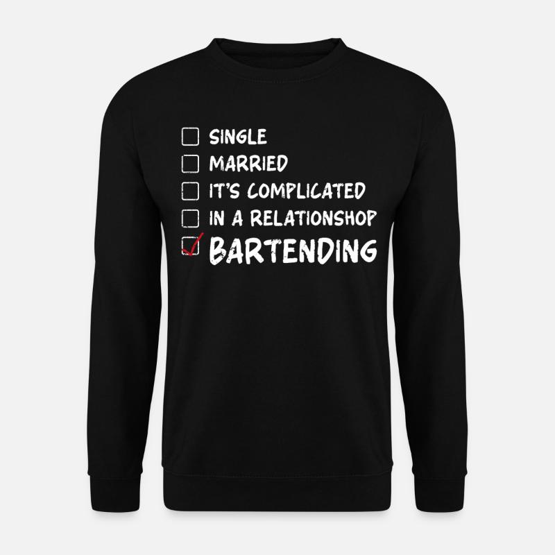 Barman Mixologue Single - Sweat-shirt Unisexe - noir