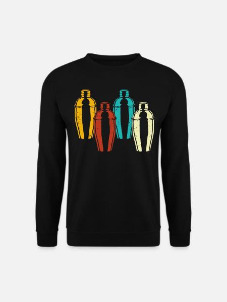 Bartender Mixologist Retro - Unisex Sweatshirt - black